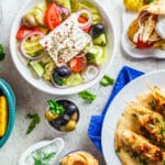 Griechische Grillparty mit Gyros & Co.: Urlaubsfeeling für zu Hause